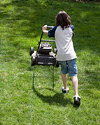 News Picture: Be Safe When Mowing The Lawn